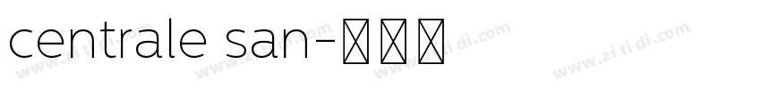 centrale san字体转换 centrale san字体转换